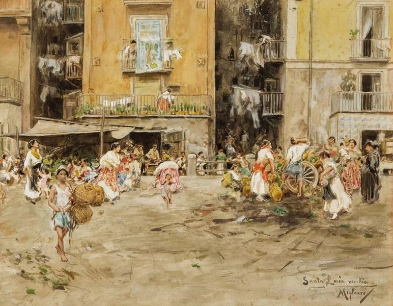 Vico Grotta e Vico Forno, Santa Lucia Vecchia, Napoli